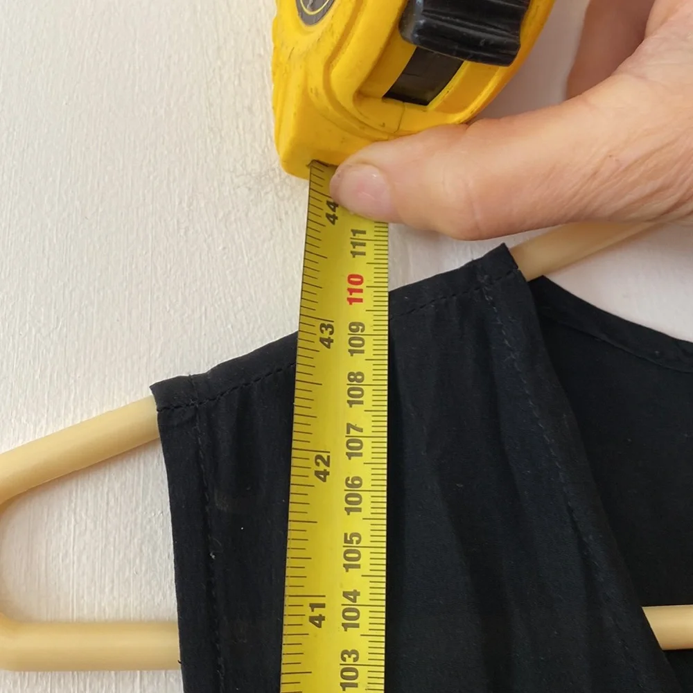 Ali Golden size Xs/s black silk long dress - Picture 8 of 9